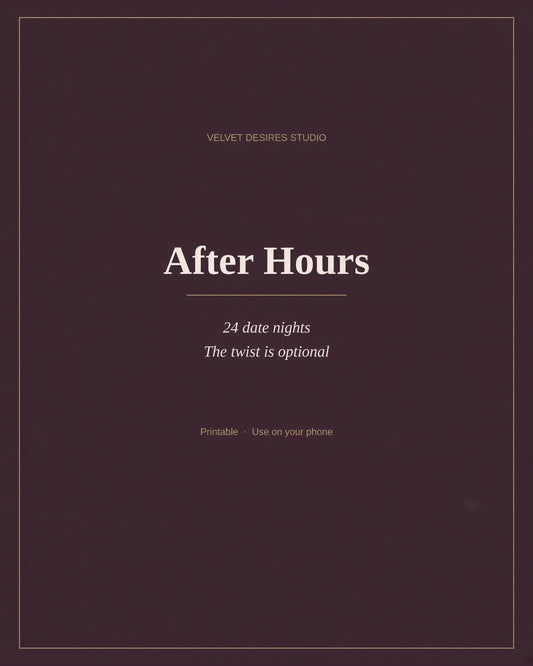 After Hours Date Night Cards